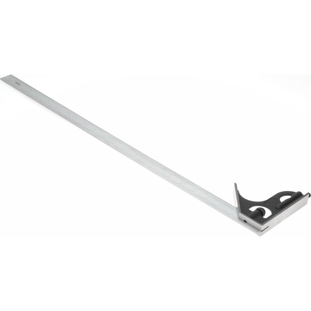 SPI 3-Piece Combination Square Set with 2 Cast Iron Heads & 4R Graduated Blade