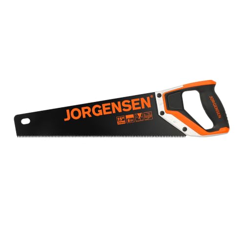 JORGENSEN 15-Inch Hand Saw, 8 TPI Coarse Blade for Wood Cutting