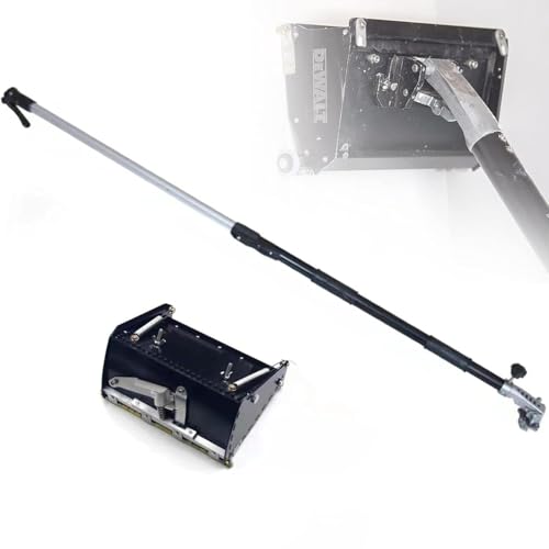 Drywall Taping Tool Set 12 Inch with Telescopic Handle, Aluminum Alloy Joint Compound Applicator for Ceiling Wall Plastering, Adjustable Angle Finishing Box for Professional Drywall Installation