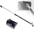 Drywall Taping Tool Set 12 Inch with Telescopic Handle, Aluminum Alloy Joint Compound Applicator for Ceiling Wall Plastering, Adjustable Angle Finishing Box for Professional Drywall Installation