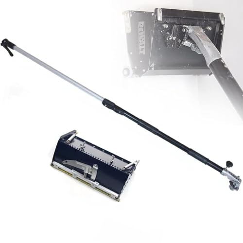 Drywall Taping Tool Set 12 Inch with Telescopic Handle, Aluminum Alloy Joint Compound Applicator for Ceiling Wall Plastering, Adjustable Angle Finishing Box for Professional Drywall Installation