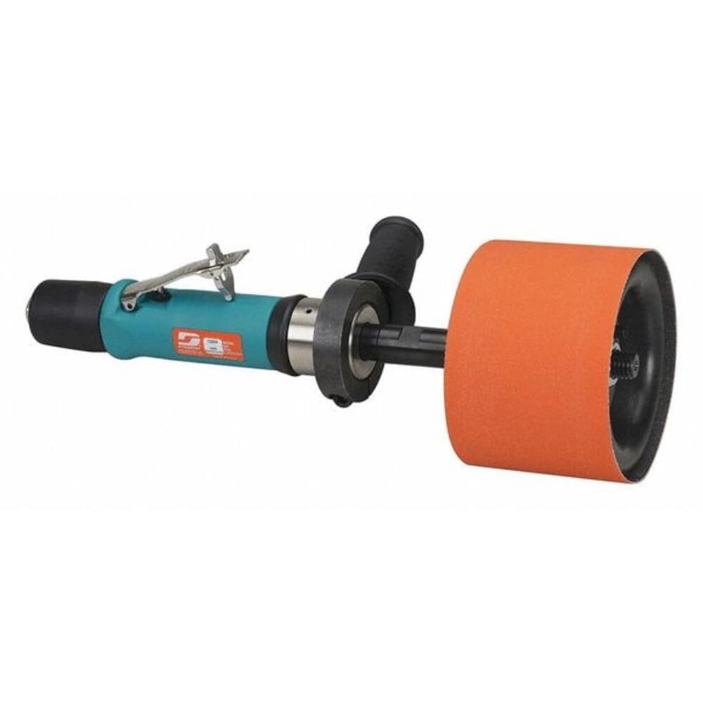 Dynabrade Air Finishing Tool,14-5/8 In. L,3400 rpm, Teal (13204)