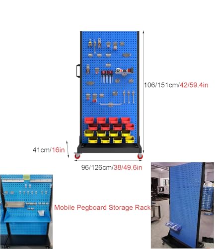 Expandable Mobile Pegboard Tool Organizer