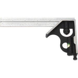 SPI 3-Piece Combination Square Set with 2 Cast Iron Heads & 4R Graduated Blade