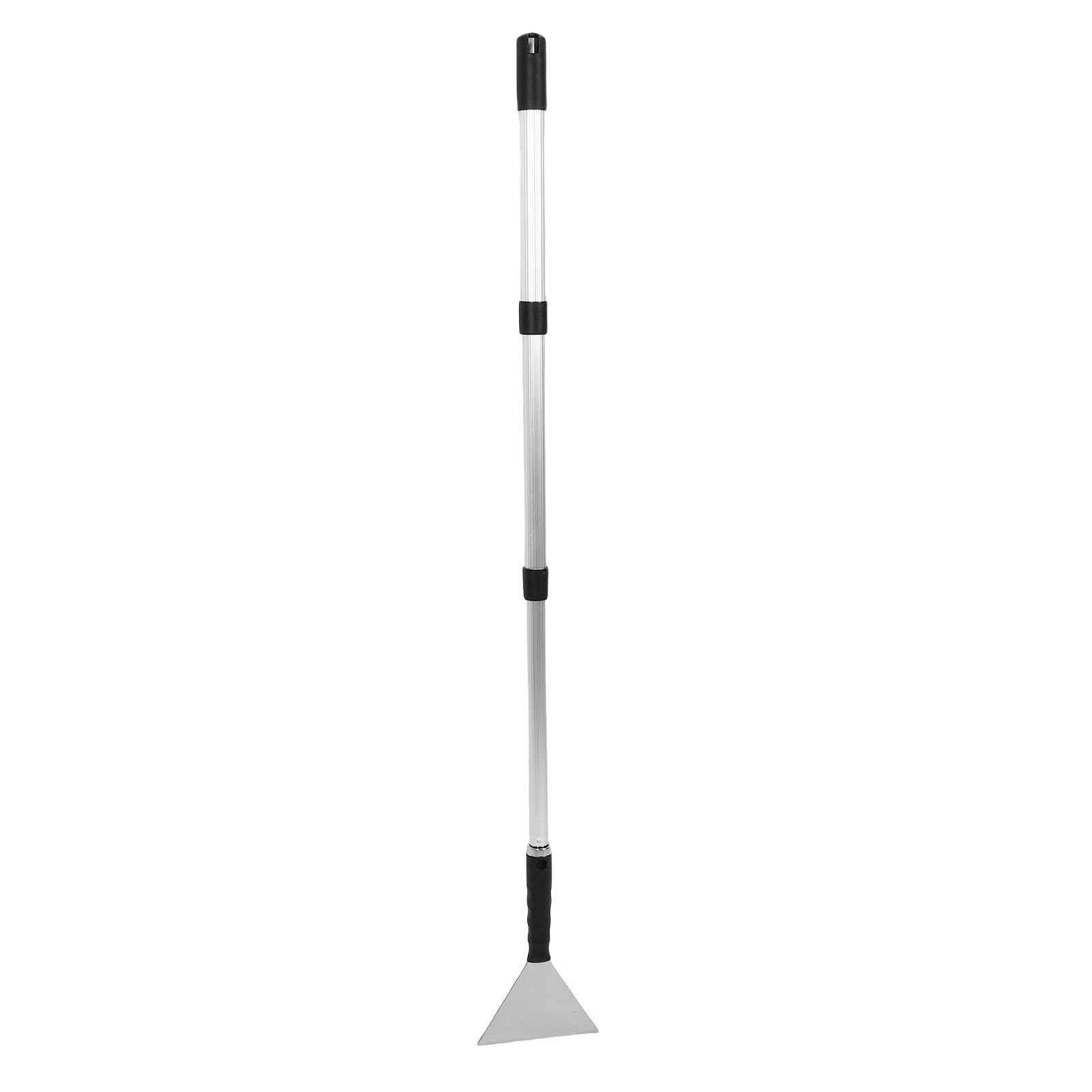 4-Piece Stainless Steel Skimming Blade Set with Telescopic Handle