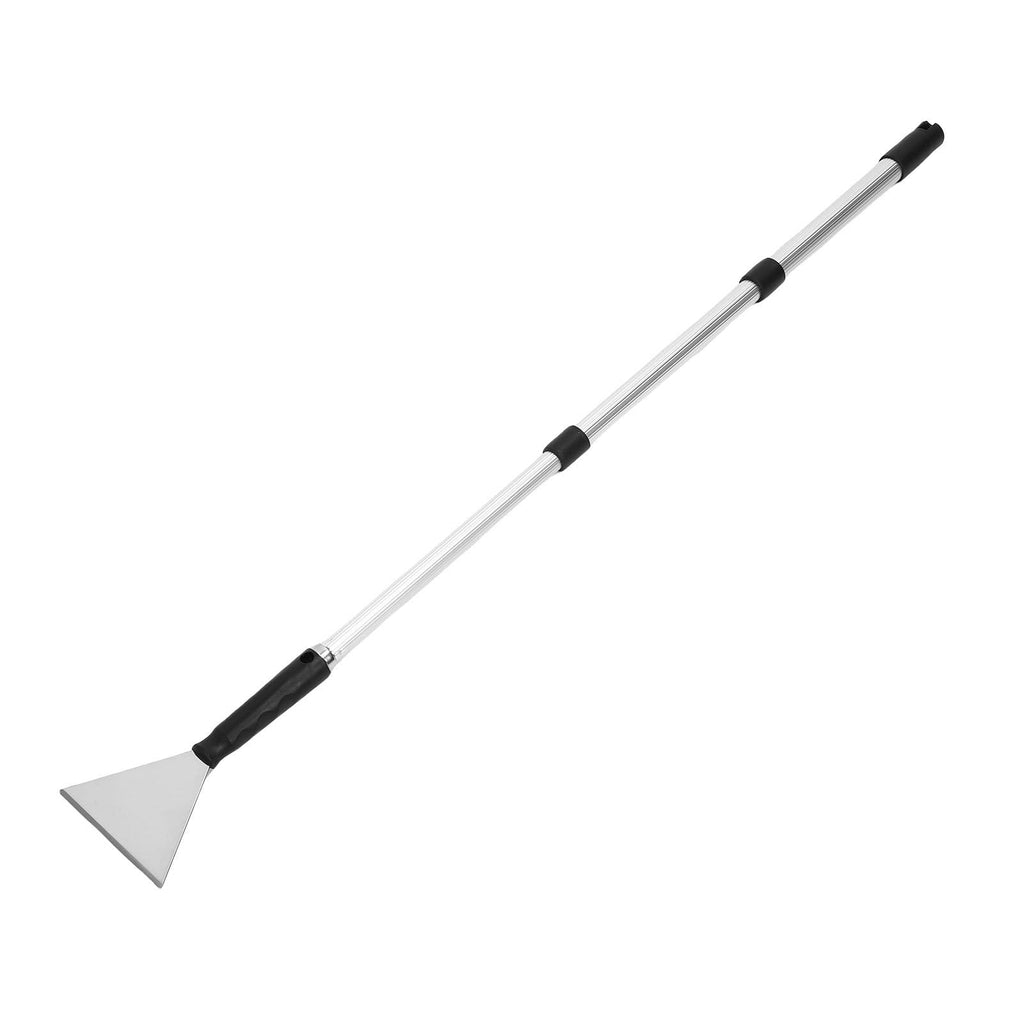 4-Piece Stainless Steel Skimming Blade Set with Telescopic Handle