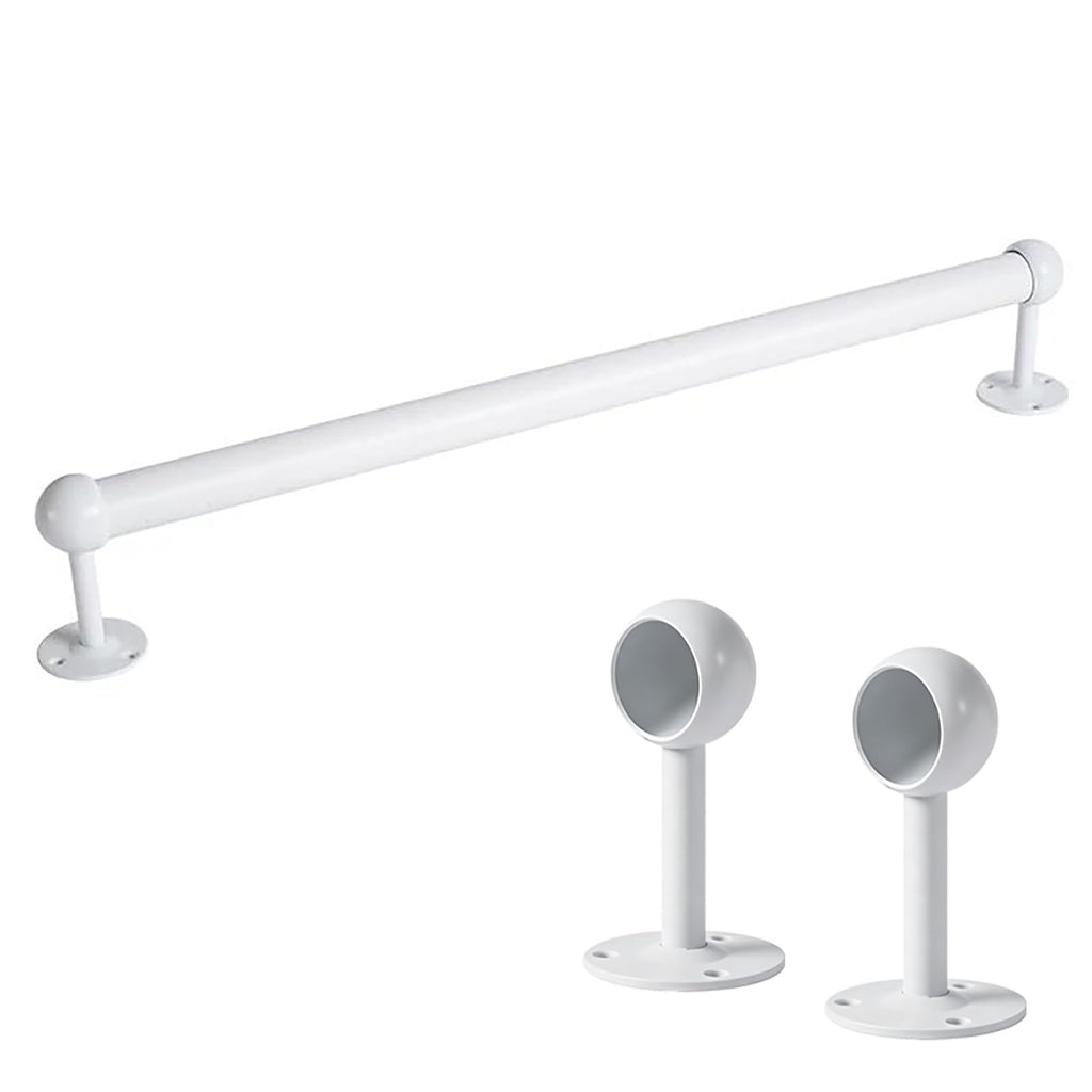 Closet Hanging Rod & Wall/Ceiling Bracket
