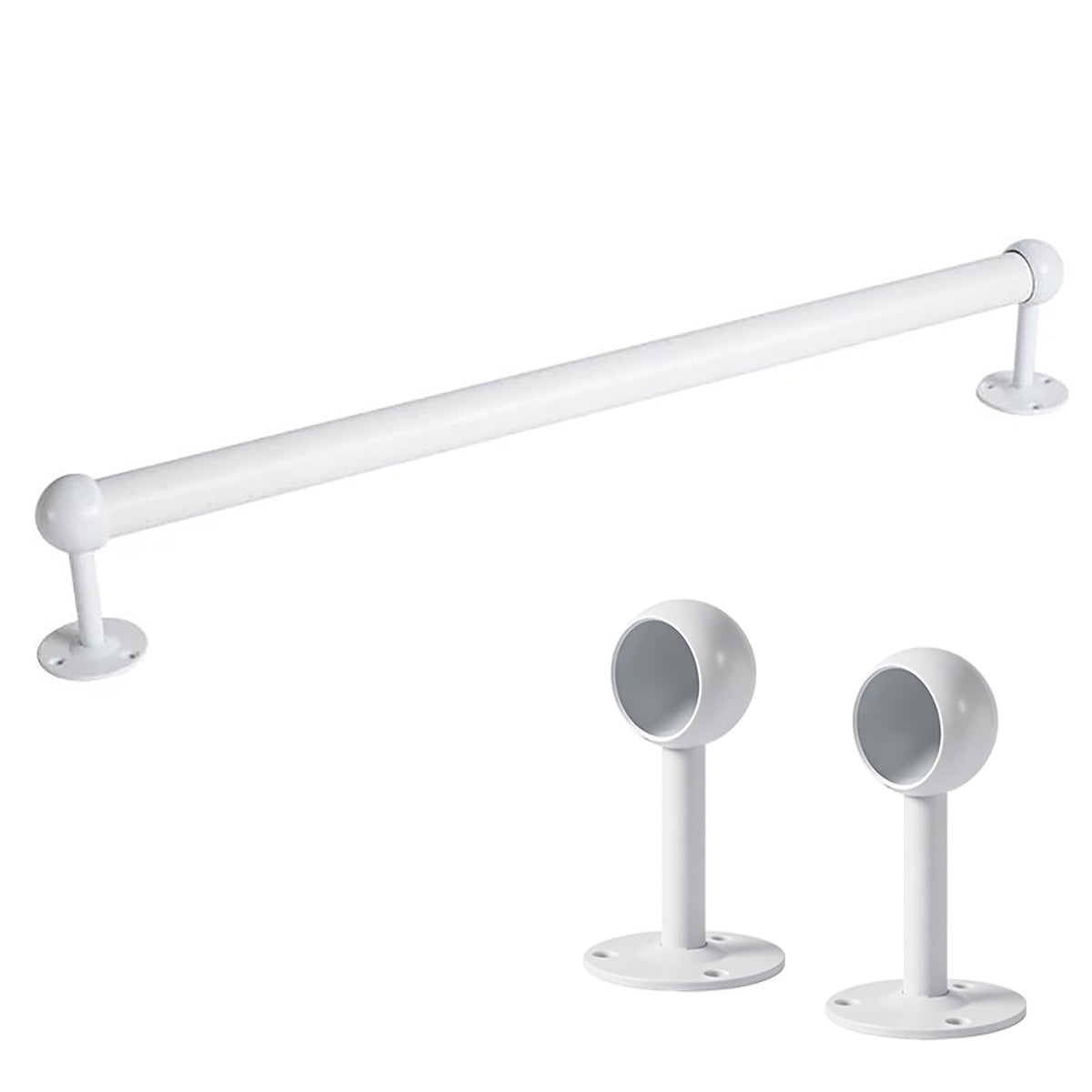 Closet Hanging Rod & Wall/Ceiling Bracket