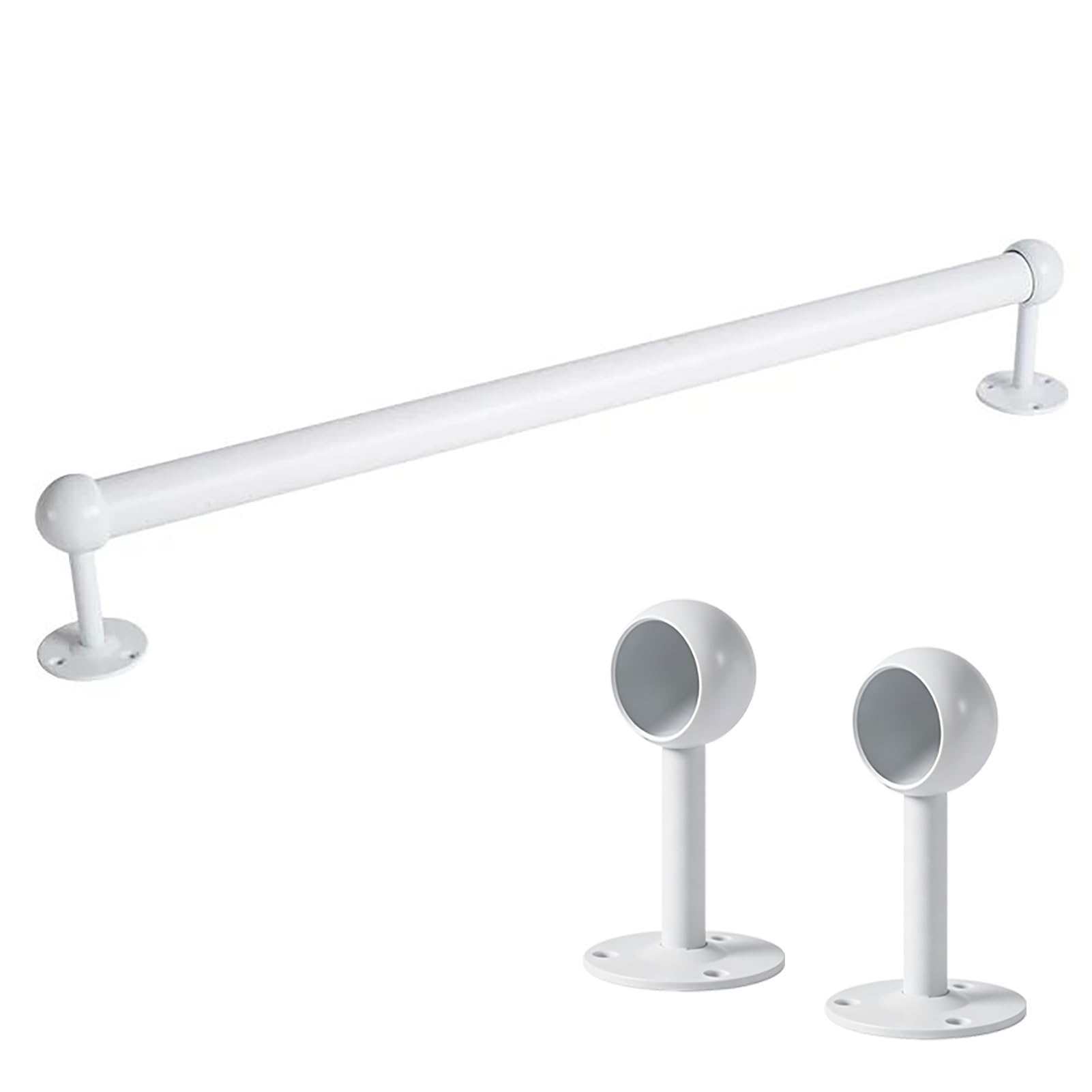 Closet Hanging Rod & Wall/Ceiling Bracket