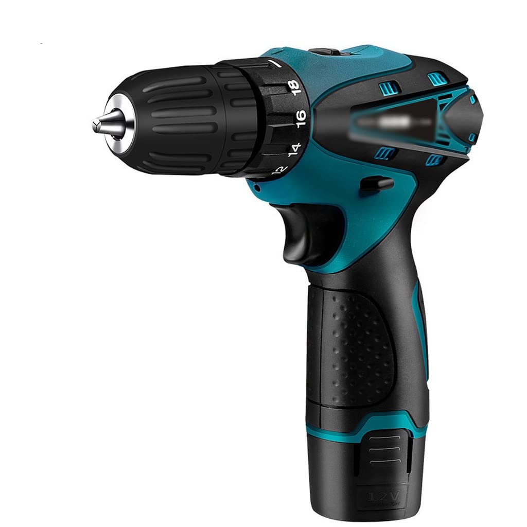 Electric Screwdriver Drill with 1.5Ah Lithium Battery & LED Light