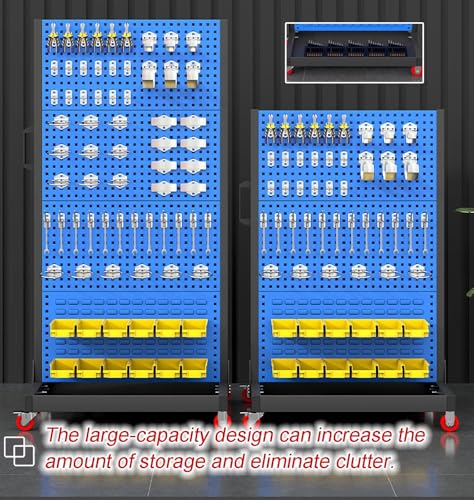 Expandable Mobile Pegboard Tool Organizer
