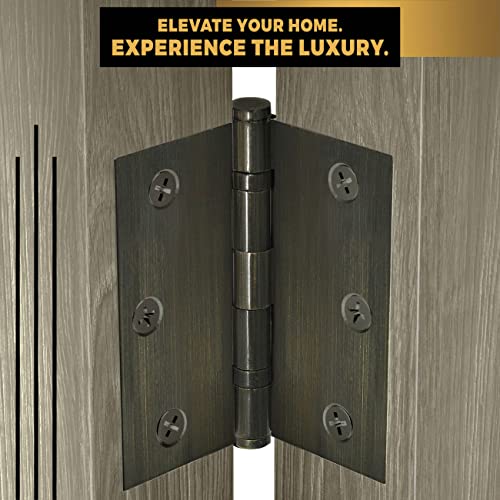 3" x 3" Solid Brass Ball Bearing Door Hinges