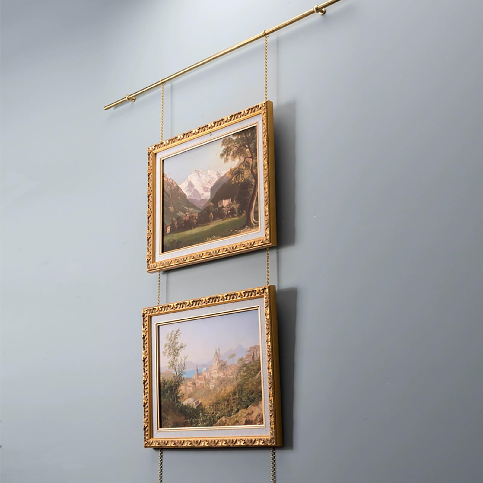 Heavy-Duty Adjustable Brass Picture Hanging Hook Kit