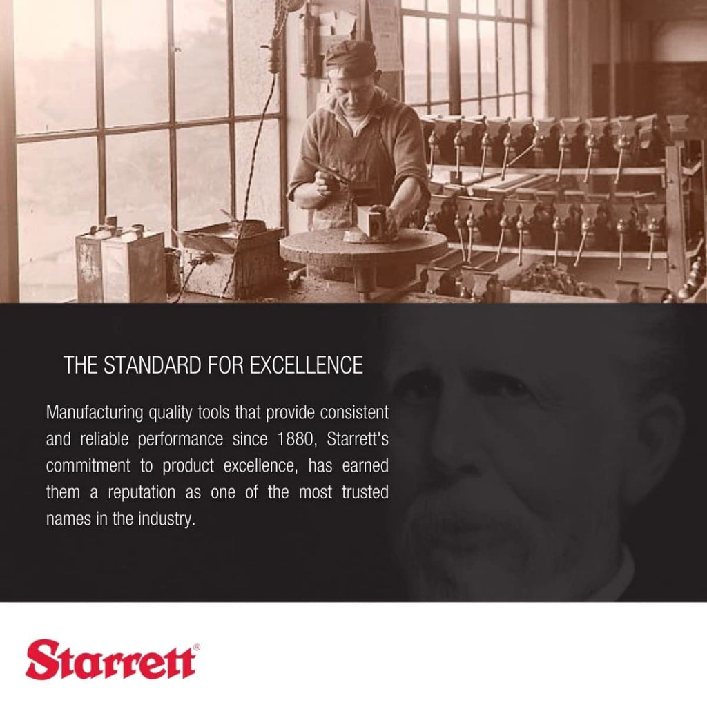 Starrett Combination Set with Square, Center and Protractor Head and Blade