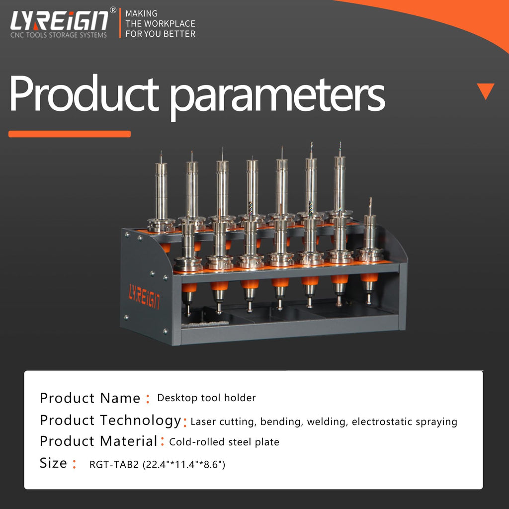 Large-Capacity CNC Tool Holder Storage Cart