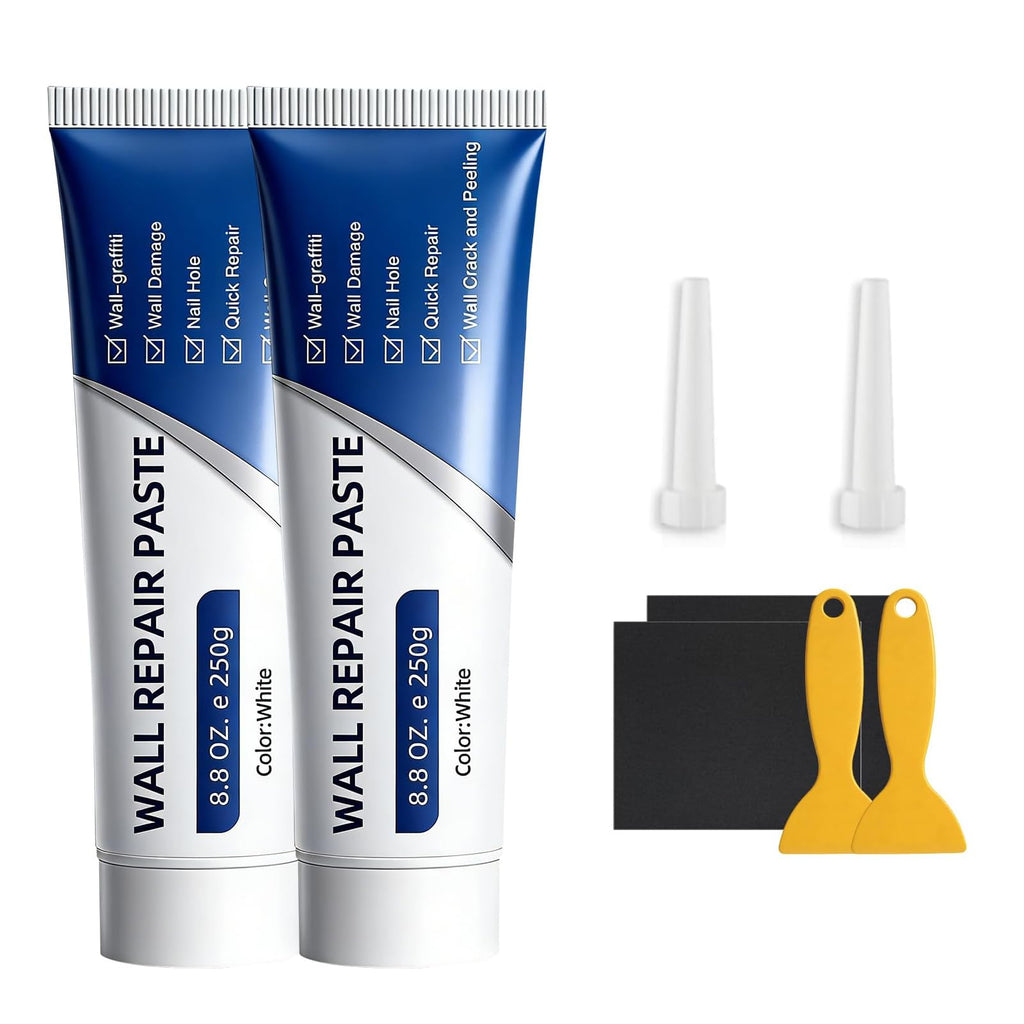 2-Piece Quick-Drying Drywall Repair Paste Kit