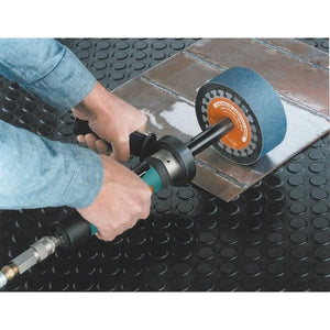 Dynabrade Air Finishing Tool,14-5/8 In. L,3400 rpm, Teal (13204)