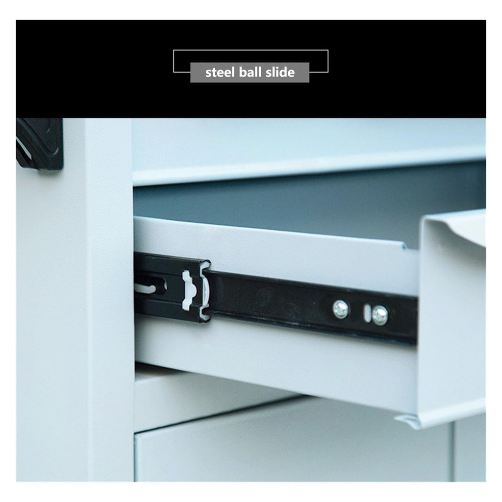 Portable Rolling Steel Tool Chest with Drawer