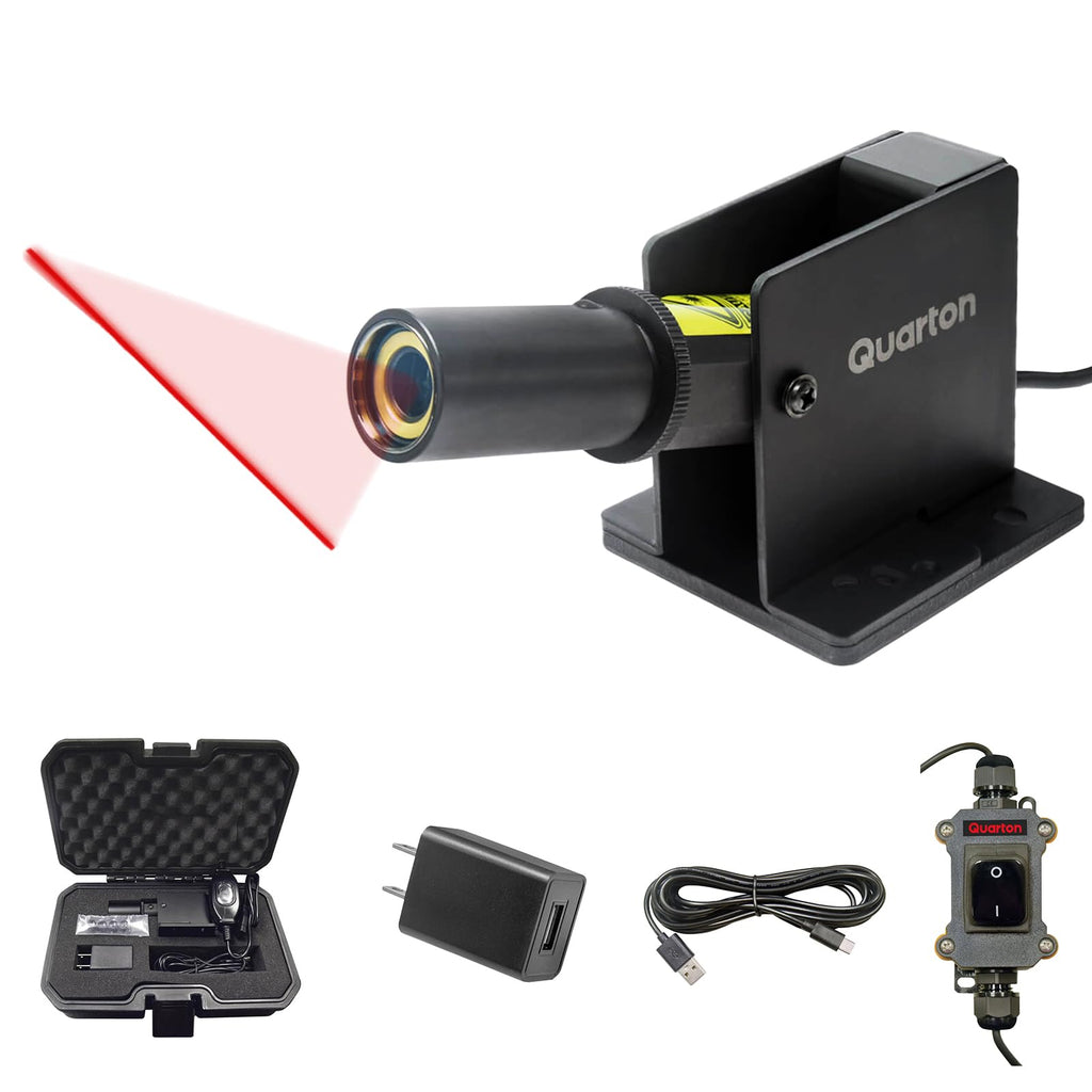Waterproof Laser Alignment Tool with Built-In Wall Mount