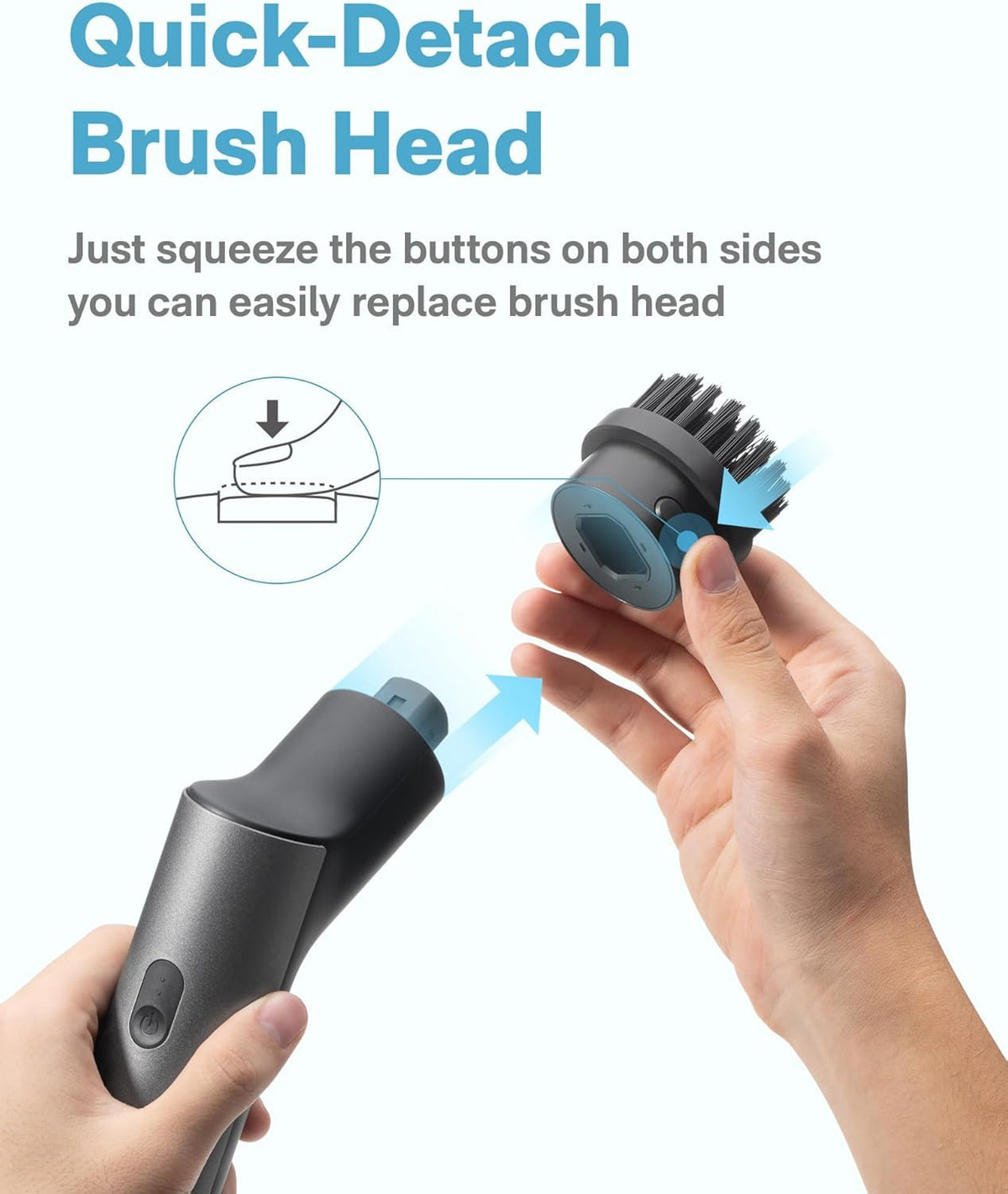 Electric Screwdriver Tool Set with Waterproof Spin Scrubber