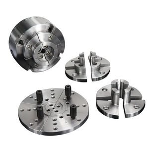 3.75" 4-Jaw Self-Centering Wood Lathe Chuck Set
