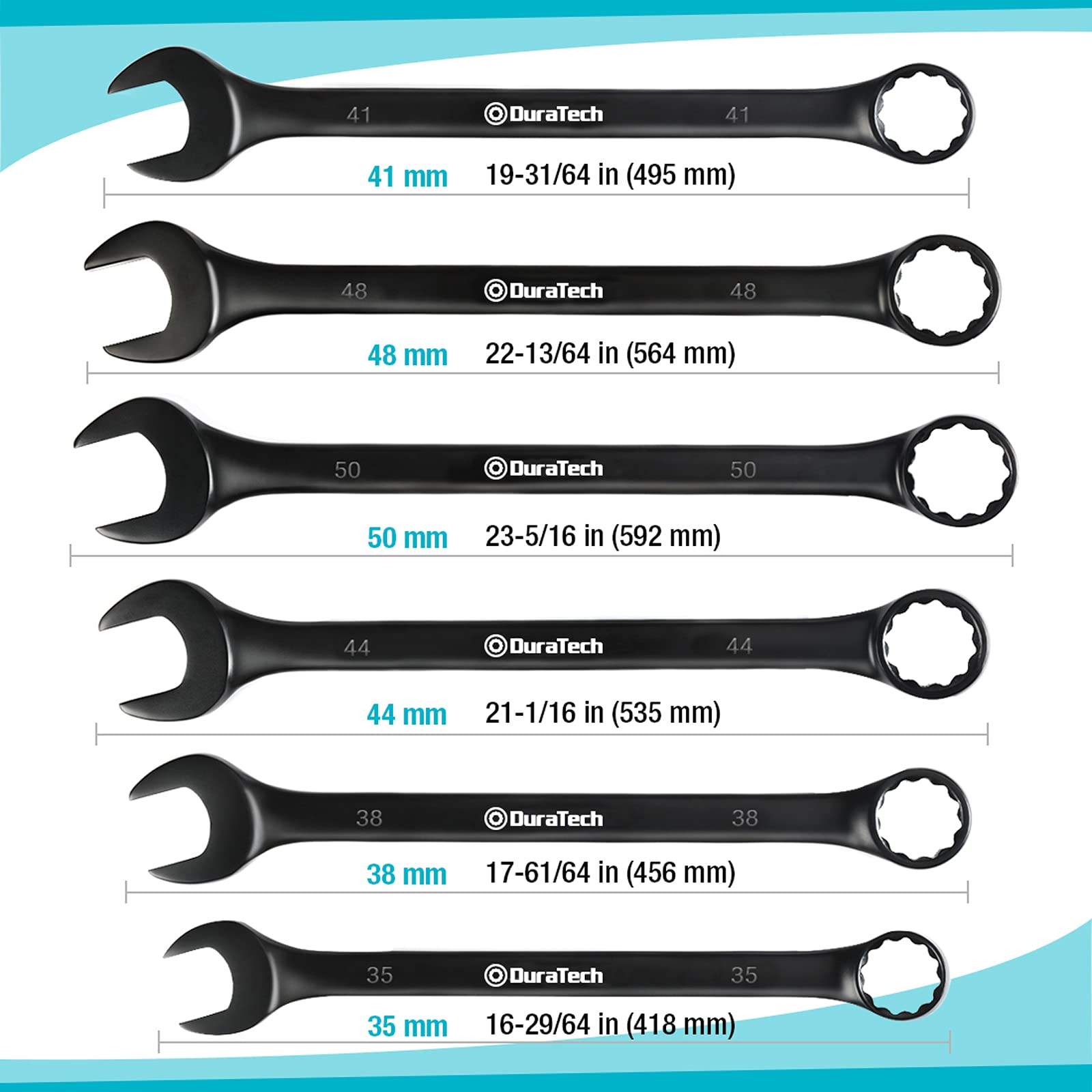 DURATECH Jumbo Combination Wrench Set