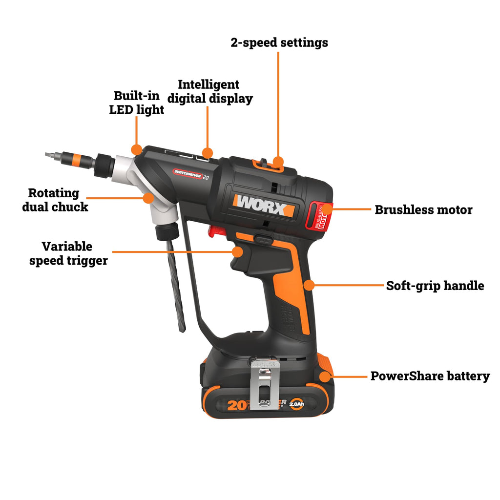 Worx Nitro 20V SwitchDriver