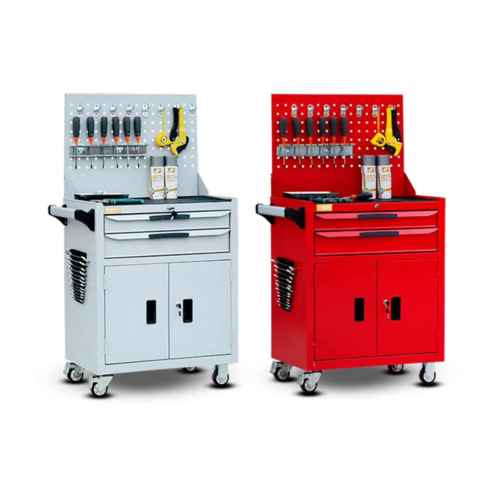 Portable Rolling Steel Tool Chest with Drawer