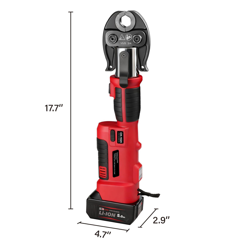 Pro Press Tool Hydraulic Electric Battery Coppper Pipe Crimping Tool