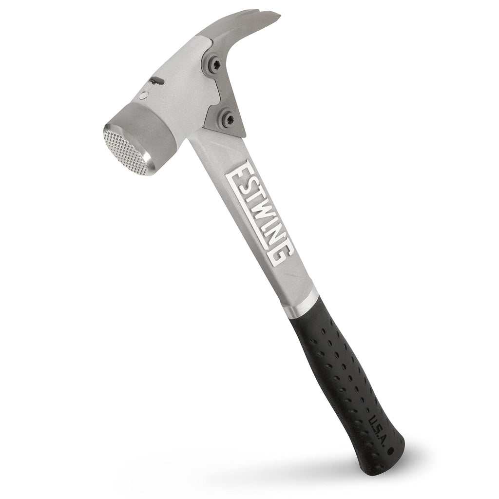 14 oz Aluminum Framing Hammer with Straight Rip Claw & Milled Face