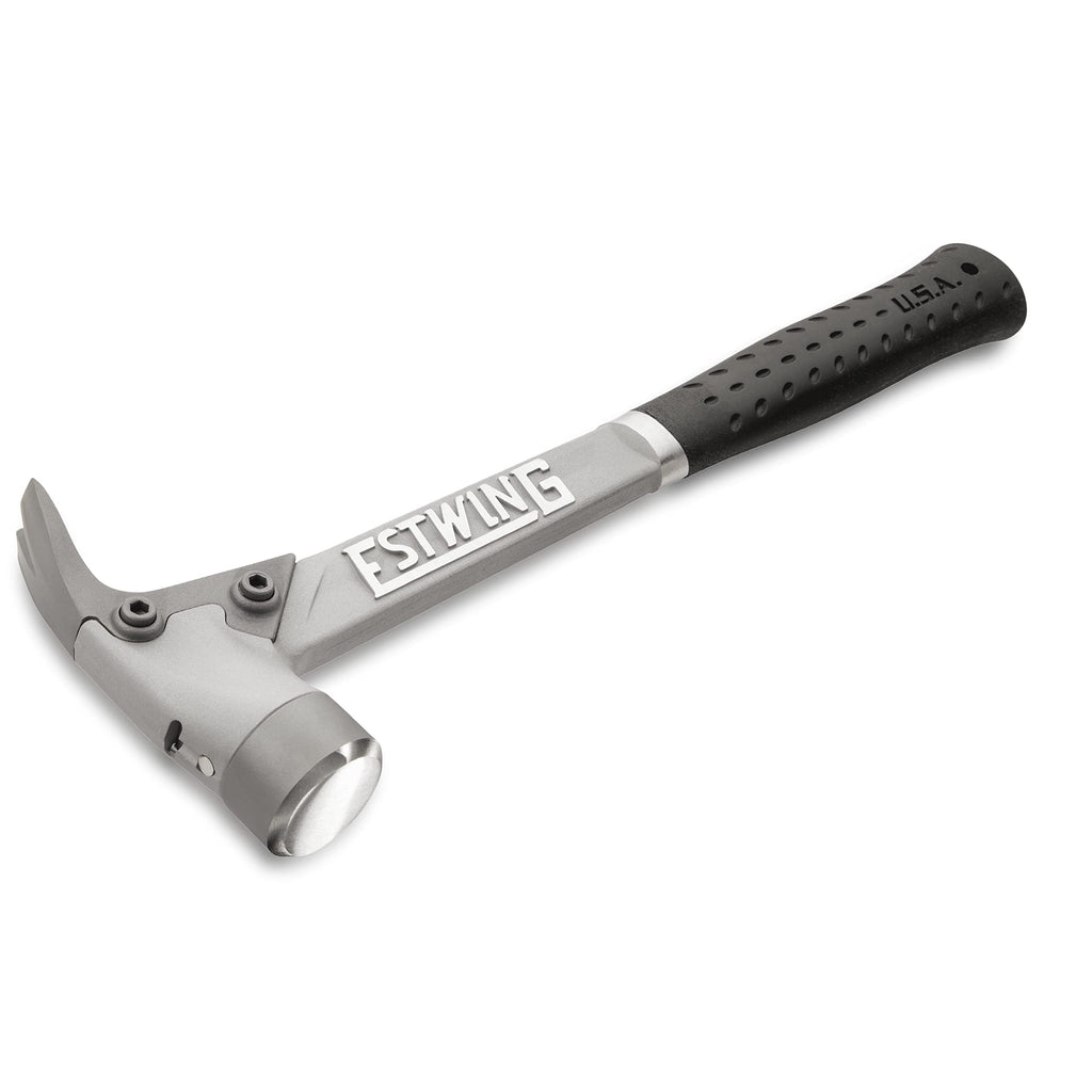 14 oz Aluminum Framing Hammer with Straight Rip Claw & Milled Face