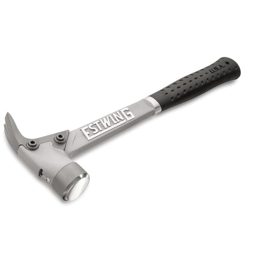 14 oz Aluminum Framing Hammer with Straight Rip Claw & Milled Face