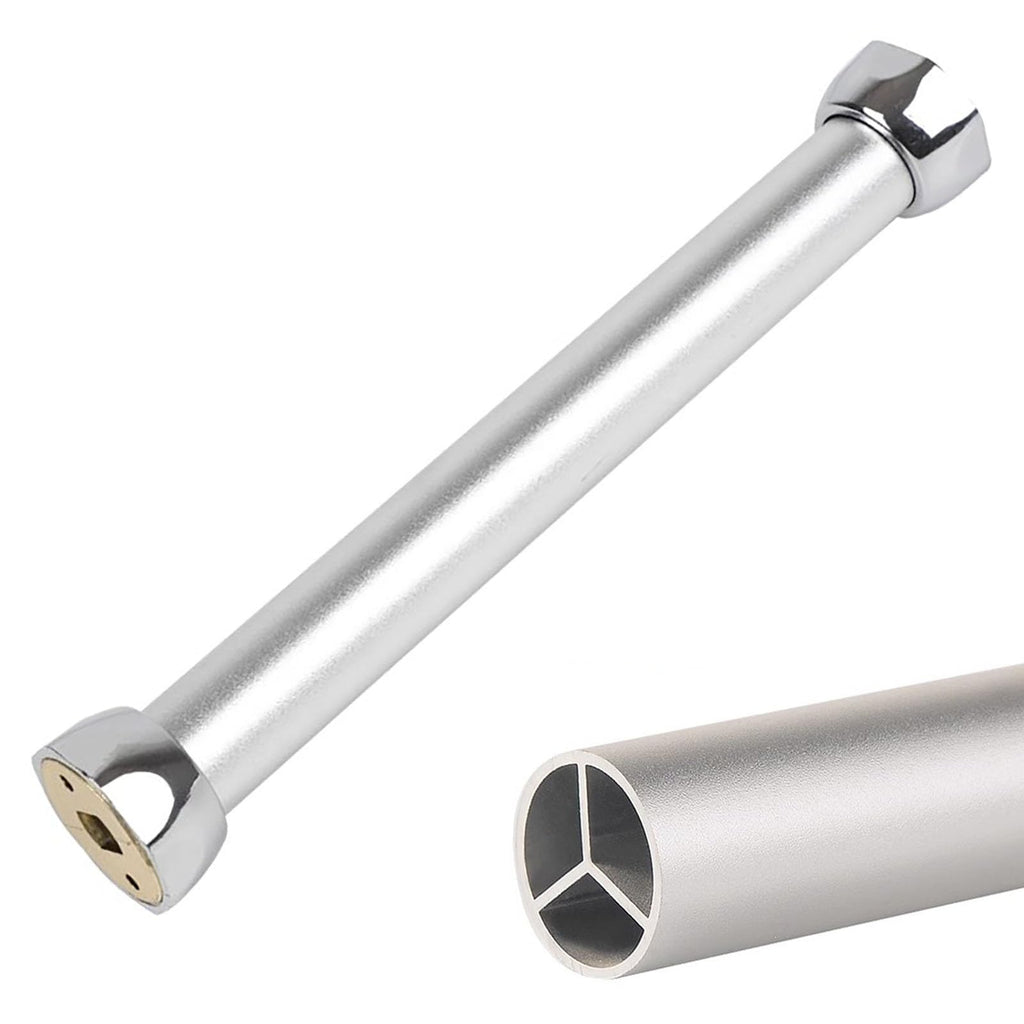 27.5" Aluminum Closet Rod with Support Brackets