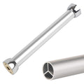 27.5" Aluminum Closet Rod with Support Brackets
