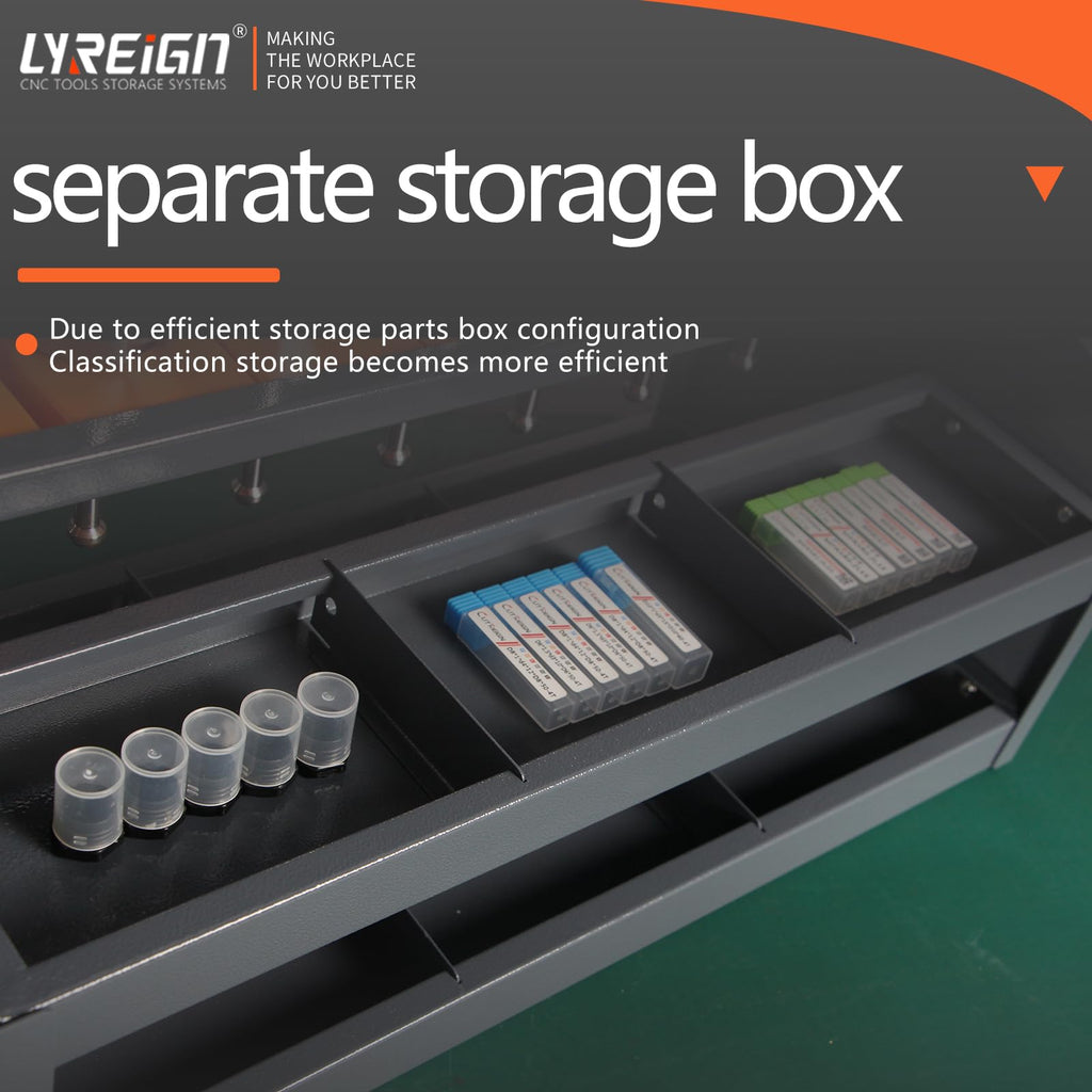 Large-Capacity CNC Tool Holder Storage Cart