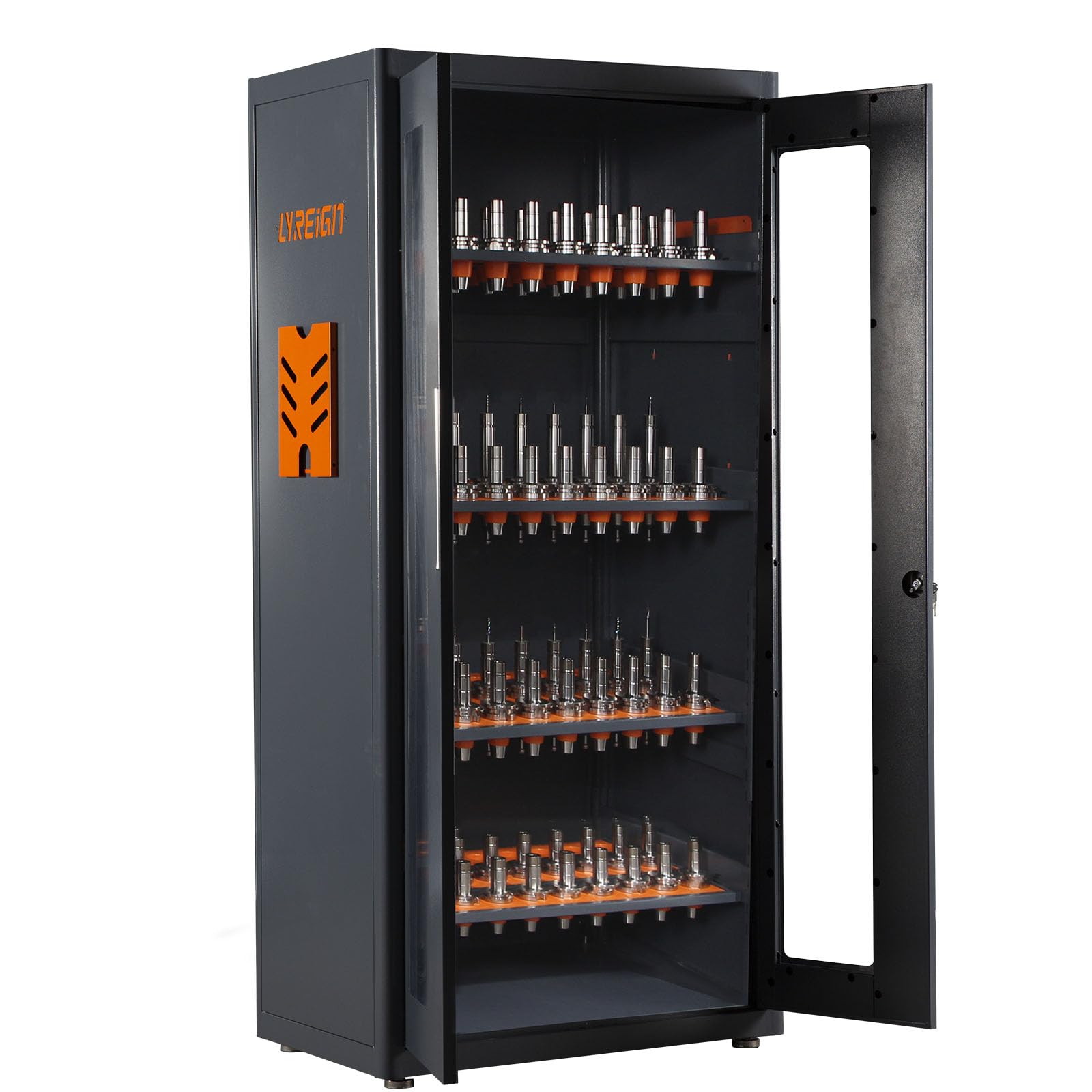 Large-Capacity CNC Tool Holder Storage Cart