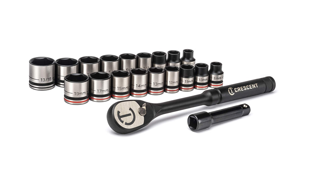 Crescent Drive Point Standard SAE/Metric Mechanics Tool Set