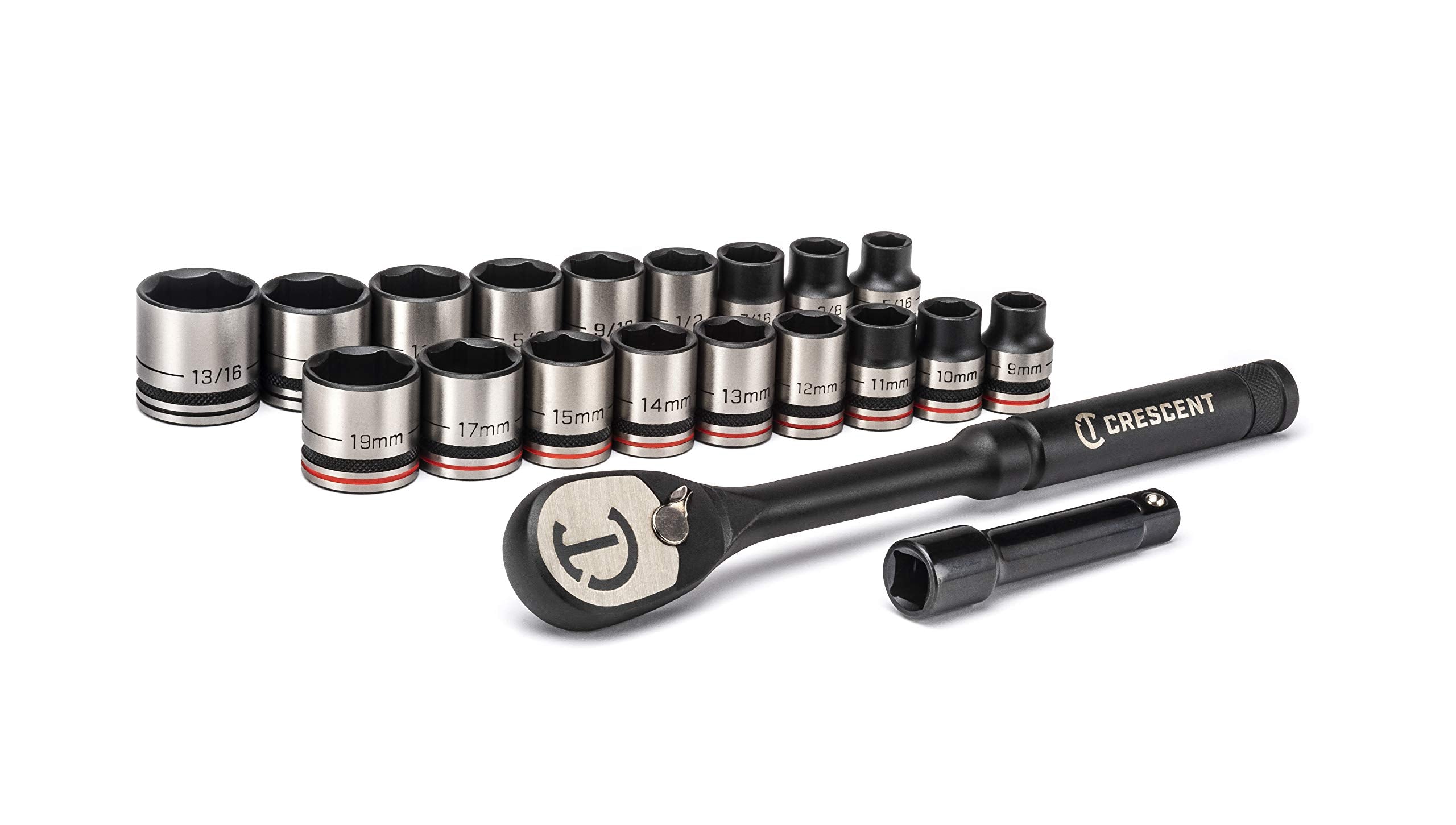 Crescent Drive Point Standard SAE/Metric Mechanics Tool Set