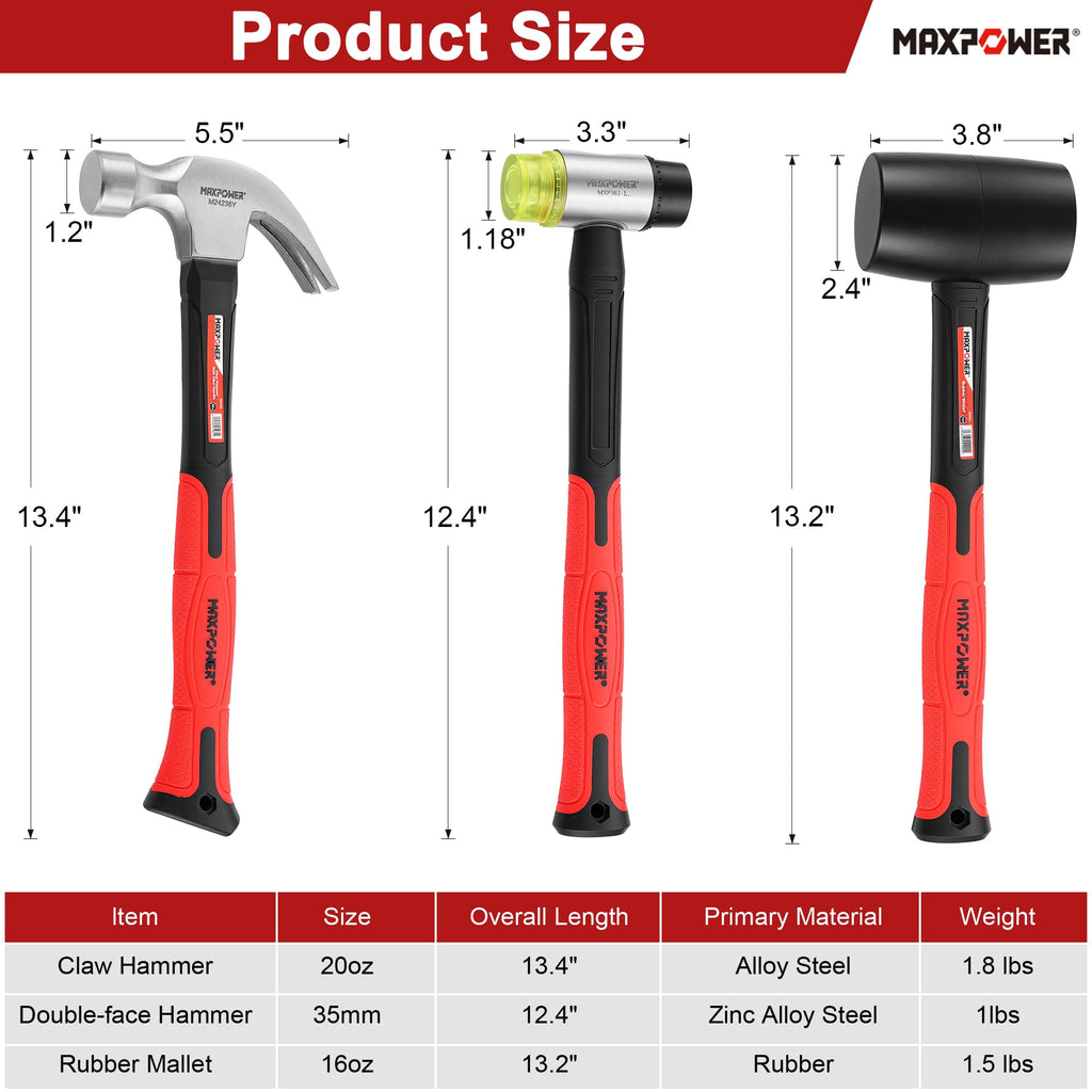 MAXPOWER Claw Hammer