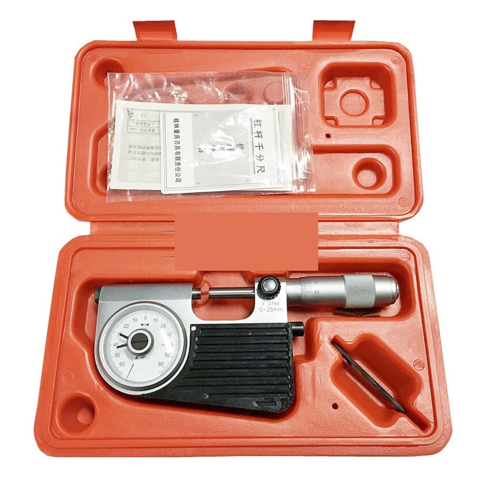 0–25mm Indicating Micrometer with Carbide Measuring Tip
