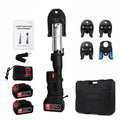 18V Press Tool for Copper Pipe, 32kN Kit with 6 Jaws and 2 Batteries