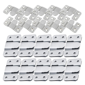 15-Pair Flush Mount Interlocking Picture & Mirror Hanger Brackets