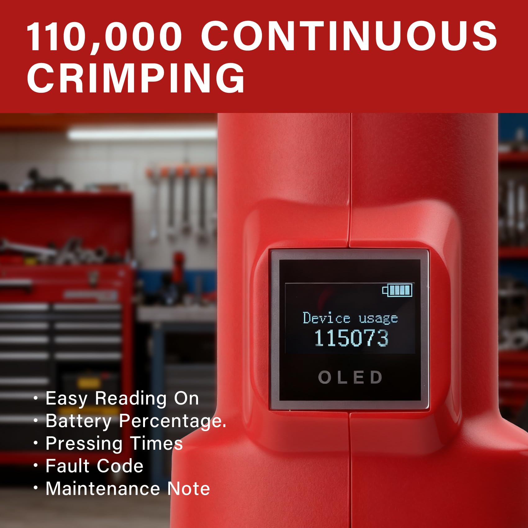 Pro Press Tool Hydraulic Electric Battery Coppper Pipe Crimping Tool