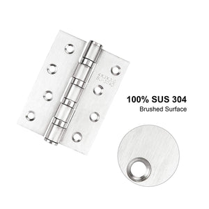 4" x 3" Stainless Steel Ball Bearing Door Hinges, 200-Pack