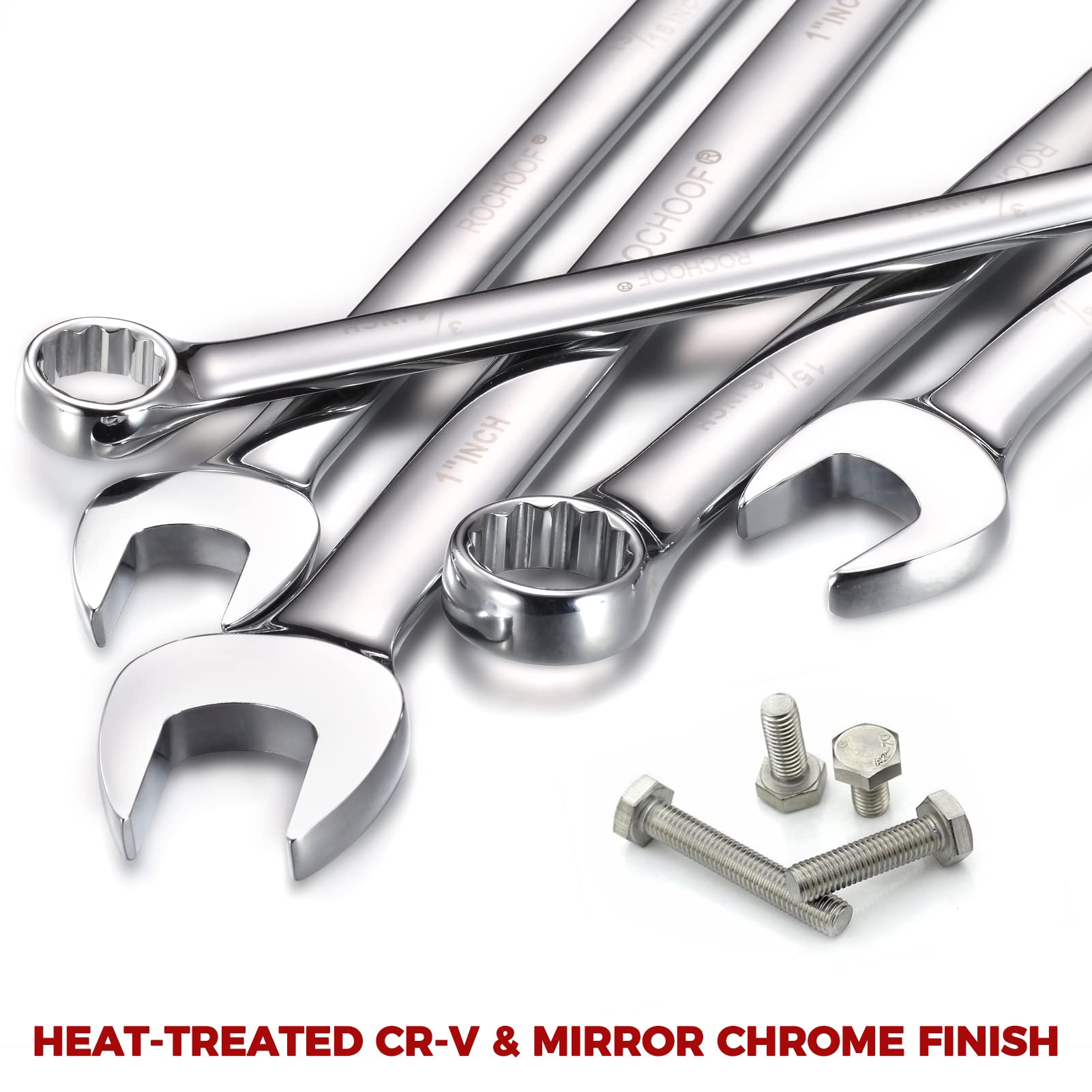 32-Piece SAE & Metric Combination Wrench Set