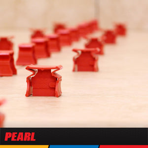 PEARL ABRASIVE CO. Tuscan Seamclip Truspace Orange 1/16", Box of 500