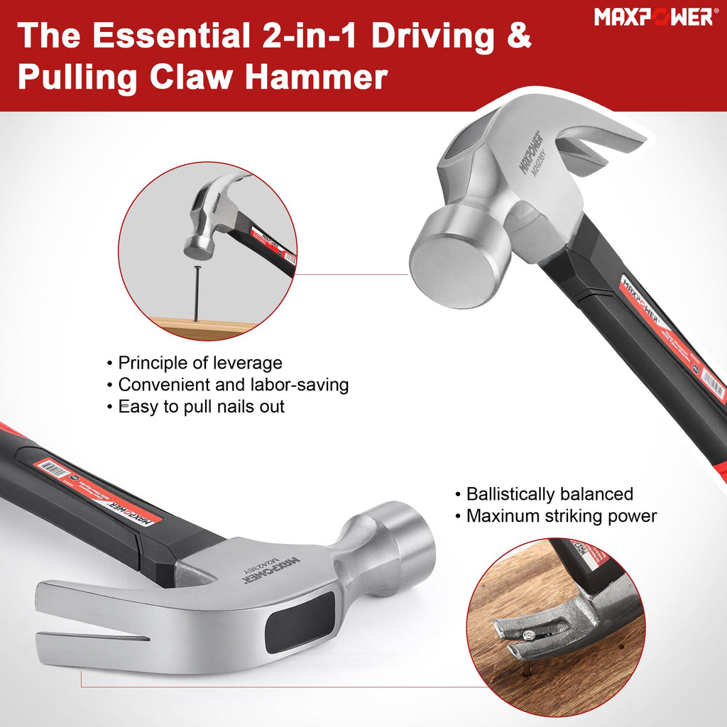MAXPOWER Claw Hammer