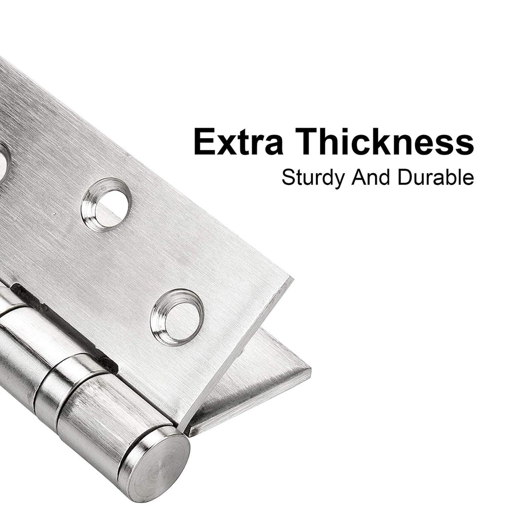 4" x 3" Stainless Steel Ball Bearing Door Hinges, 200-Pack
