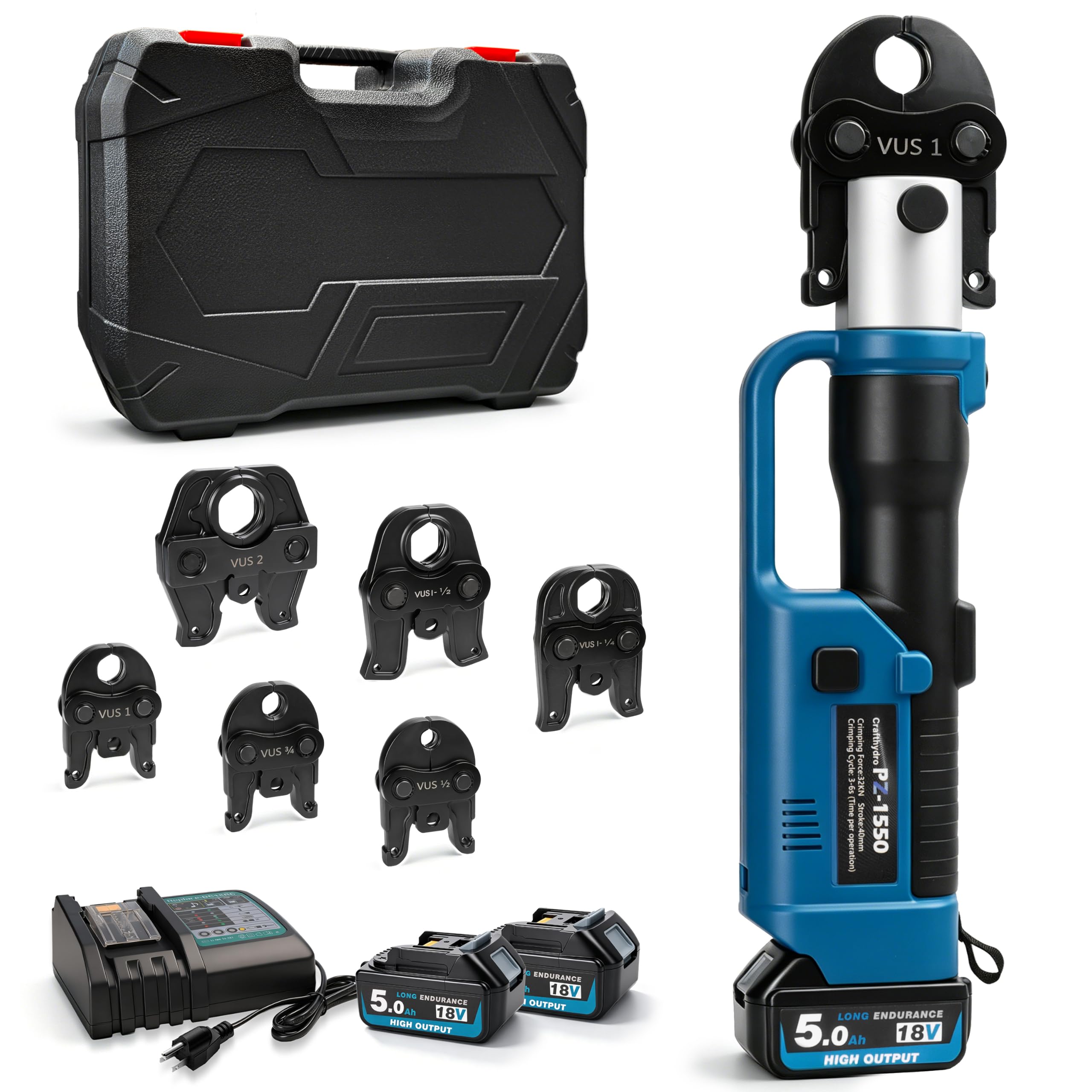 Pro Press Tool Hydraulic Electric Battery Coppper Pipe Crimping Tool