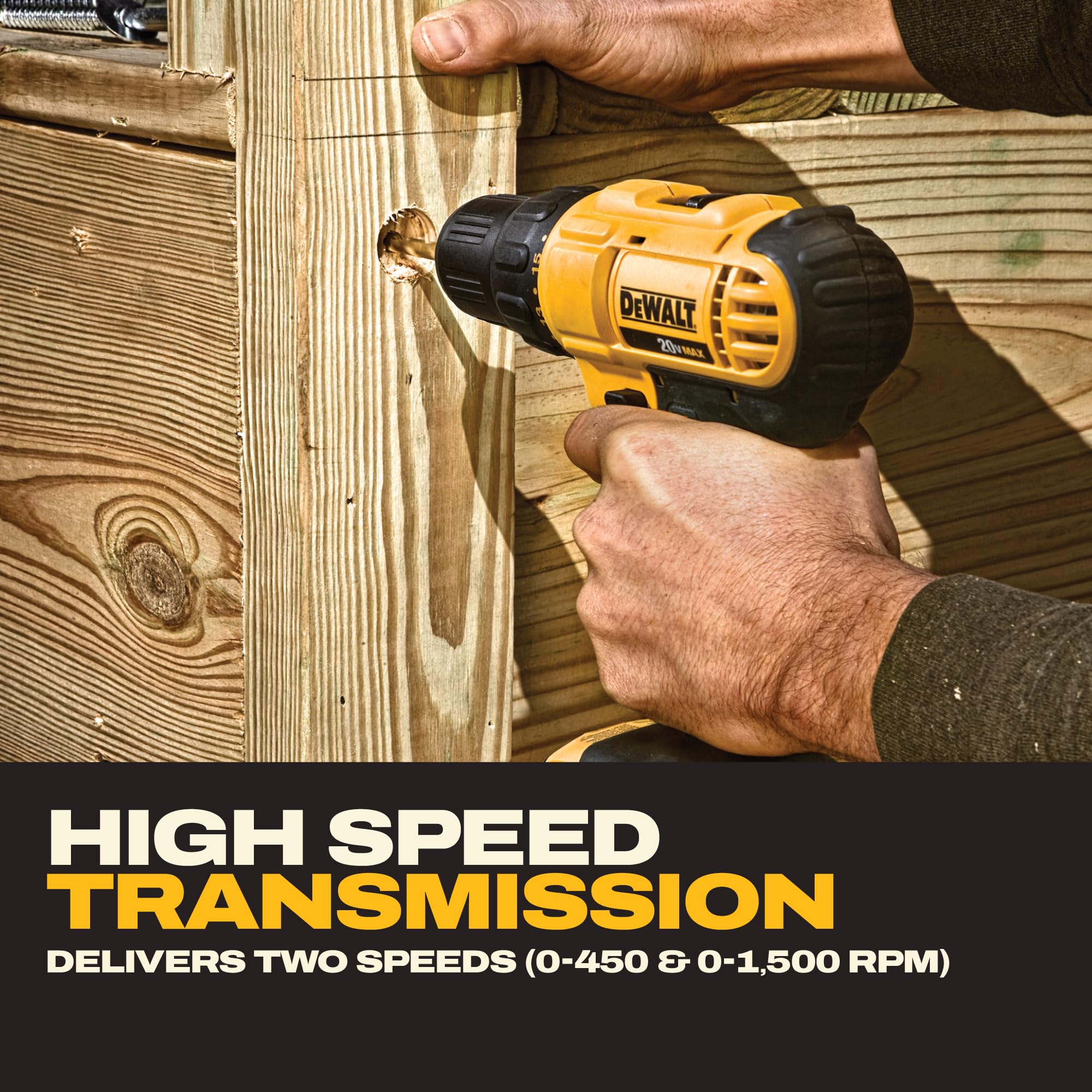 Dewalt DCD771C2 20V MAX Cordless Lithium-Ion 1/2 inch Compact Drill Driver Kit